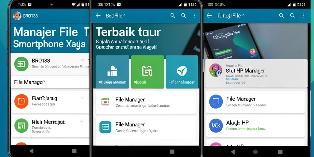 Tampilan antarmuka utama aplikasi File Manager BRO138 yang menarik dan fungsional.