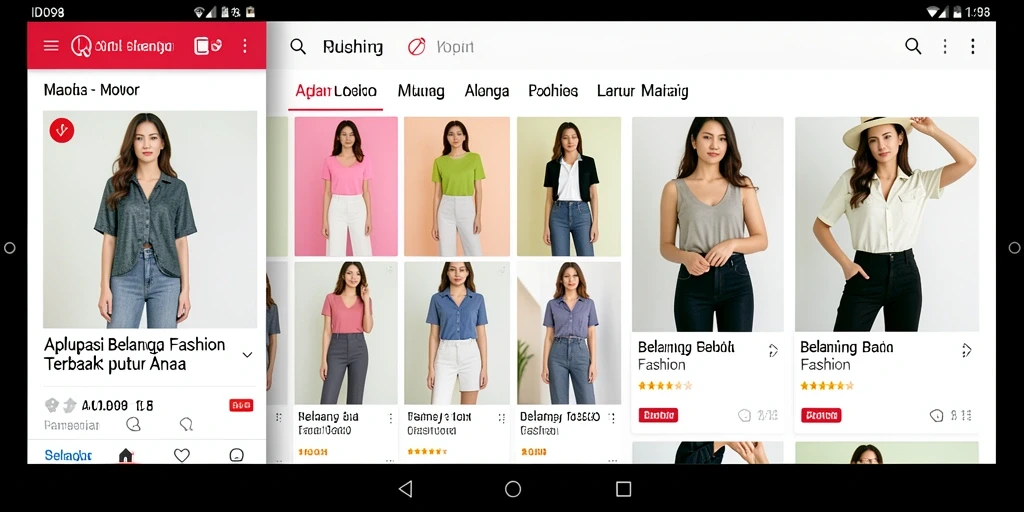 Tampilan antarmuka ID098 yang modern dan user-friendly.