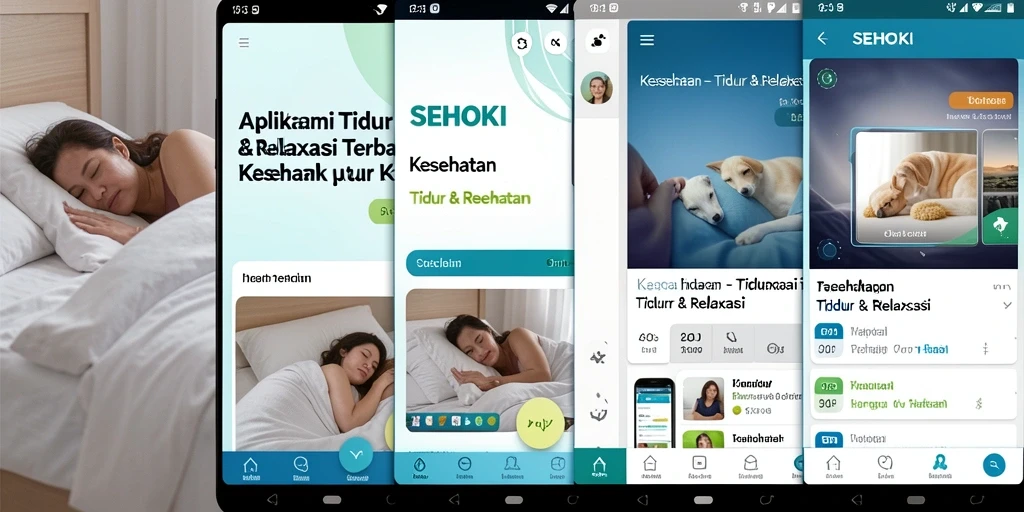 Antarmuka SEHOKI yang menenangkan untuk tidur dan relaksasi.