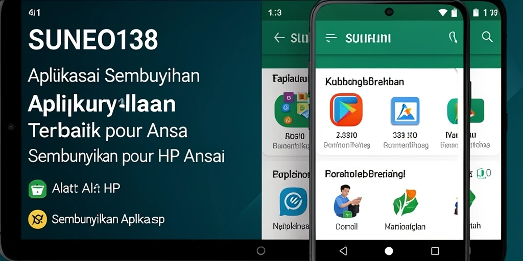 Tampilan antarmuka SUNEO138 yang ramah pengguna untuk menyembunyikan aplikasi.